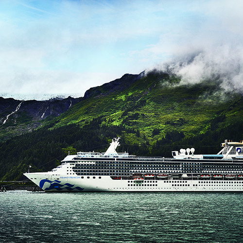 Coral Princess In Whittier, Alaska